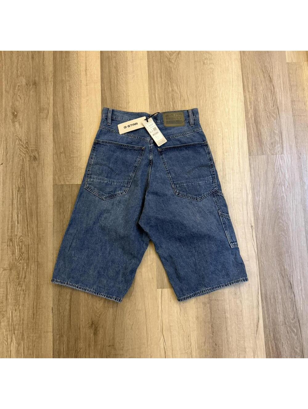 NWT G-Star blue denim carpenter jorts Size 28" #denim #jorts